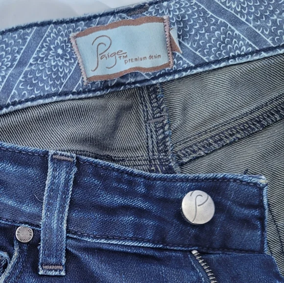Paige Dark Wash Jeans size 27 - Picture 5 of 13